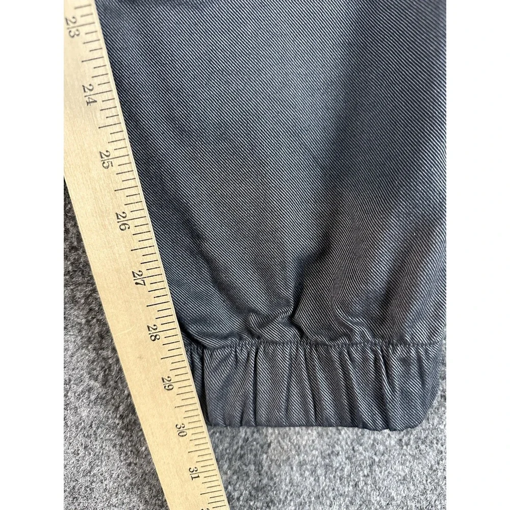 Mack Weldon Men's L Cotton Stretch Drawstring Daily Dress Joggers Gray Zip 34X30